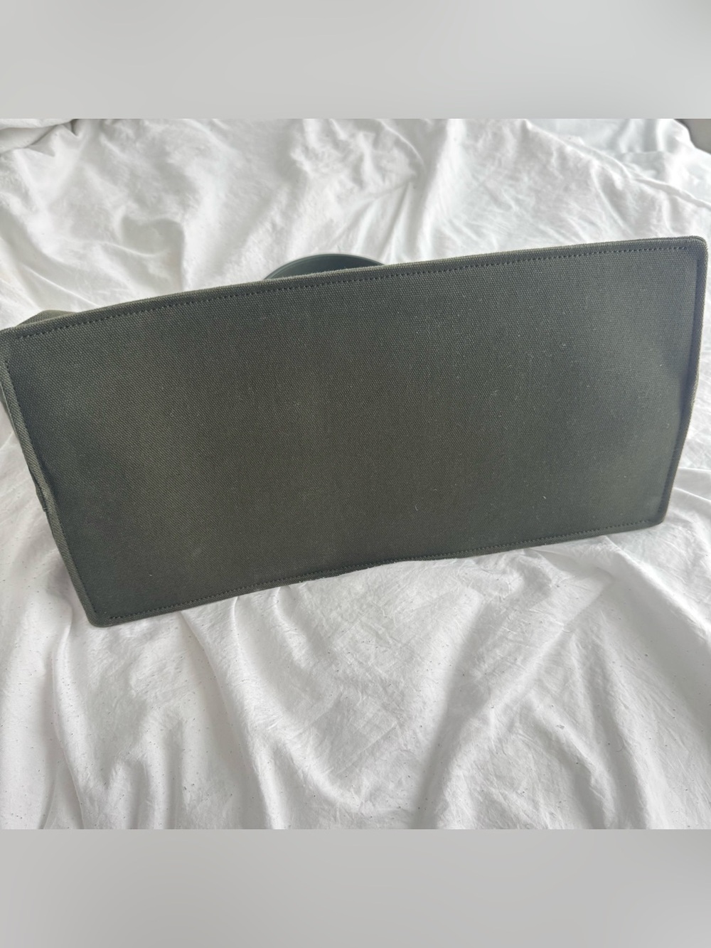 The Row Idaho canvas East-West tote in Khaki - Picture 5 of 8